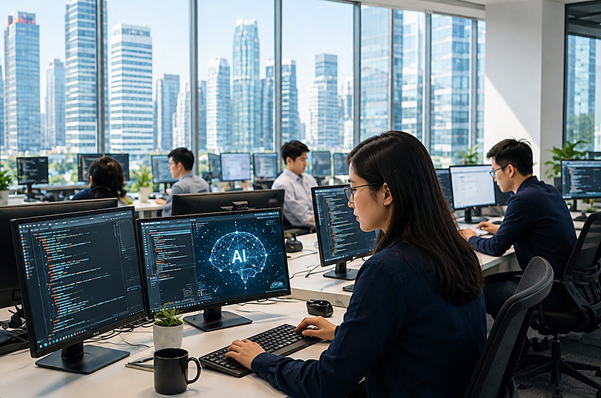 A CWG team blending AI tools with expertise to apply learning at work